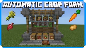 How To Build An Automatic Crop Farm v2.0 Minecraft Map