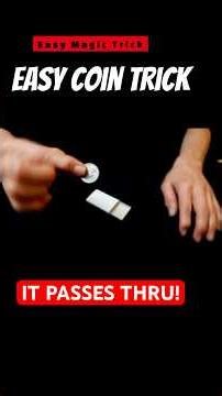 IT PASSES RIGHT THRU!! Coin & Matchbox Penetration