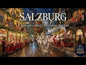 I Didn’t Expect Salzburg Christmas Market to Feel This Magical | 4K Ambience Walk No Talking