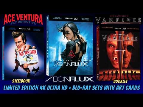 VIAVISION Entertainment Limited Edition Lenticular Hard Box Sets | 4K Ultra HD + Blu-ray + Art Cards