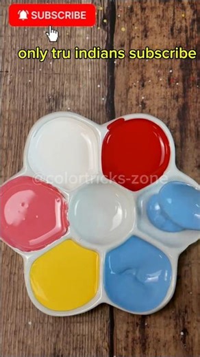 3 Colours Mixing Experiment 😱 | Satisfying Colour Blend | #Shorts#colors #viral