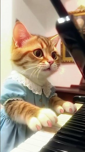 Piano Cat #funny #cat