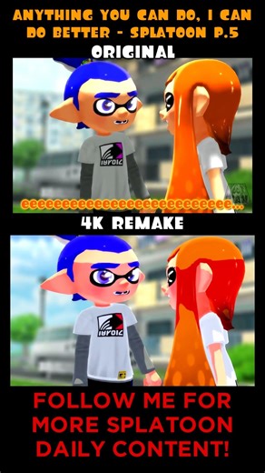 ANYTHING YOU CAN DO SPLATOON ANIMATION 4K VS ORIGINAL 5 | GIAN