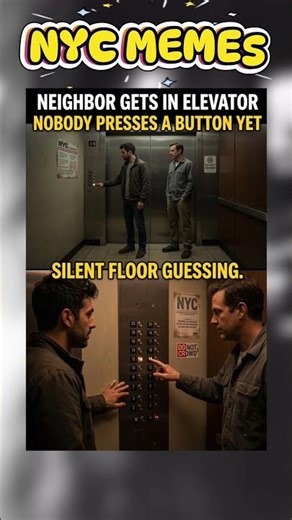 NYC Elevator Meme | The Silent Floor Guess