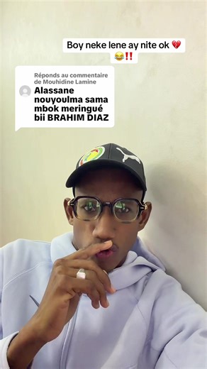 Réponse à @Mouhidine Lamine