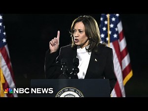 Watch Kamala Harris' full closing argument on 2024 election at D.C. Ellipse