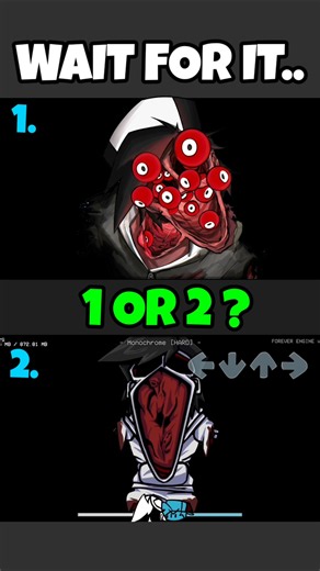 1 or 2 ?? | Monochrome REBOOT vs OG (song intro) | FNF Mods | Animation Gameplay Comparison
