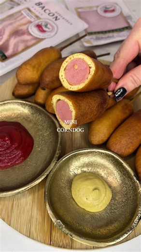 Mini corndog recept szilveszterre