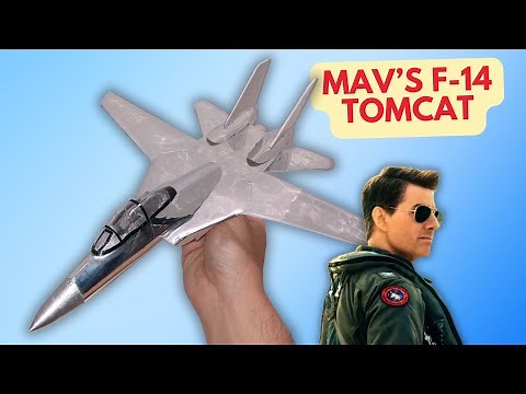 Epic soda can airplane F-14: Making Maverick's Tomcat using soda cans!