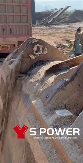 Portable Line Boring Machine and Automatic Bore Welding S power#machine #automatic