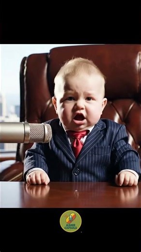 Baby CEO Fired Me! 👶💼 Funny AI #Shorts #funny #baby