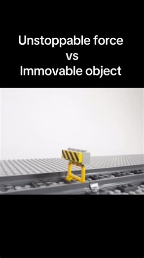 Unstoppable Force vs Immovable Object in LEGO Builds