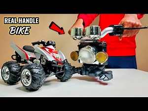 RC Real Handle ATV Quad Bike Unboxing & Testing - Chatpat toy tv