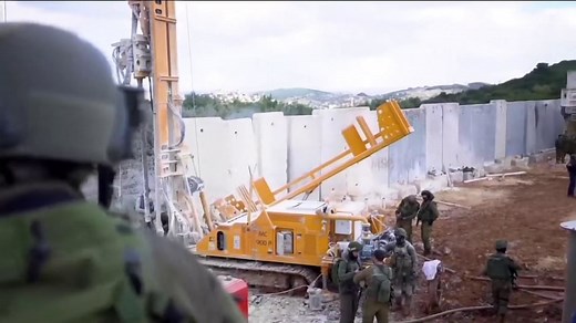 Touring the new wall on the Israel-Lebanon border