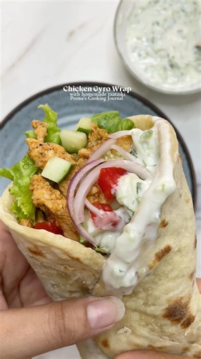 This Tzatziki Chicken Wrap Hits Different