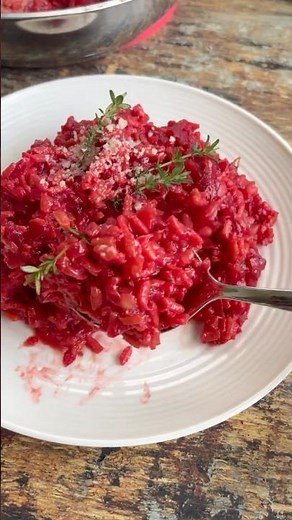 Rote Bete so lecker wie nie zuvor. Rote-Bete-Risotto zubereiten!