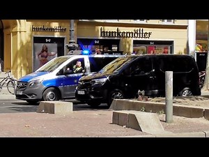 Dreister Autofahrer - Polizist unterbricht Einsatzfahrt│Kleinbus mit Funk ► Polizei Berlin