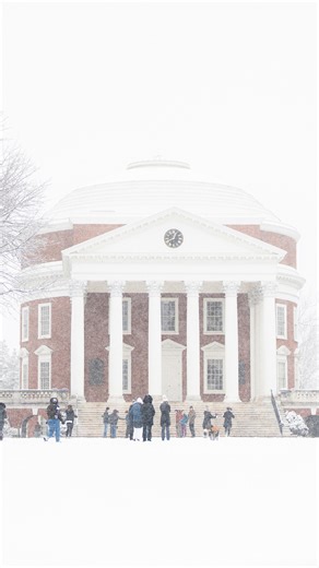 University of Virginia on Instagram: "Snow day on Grounds 💙"