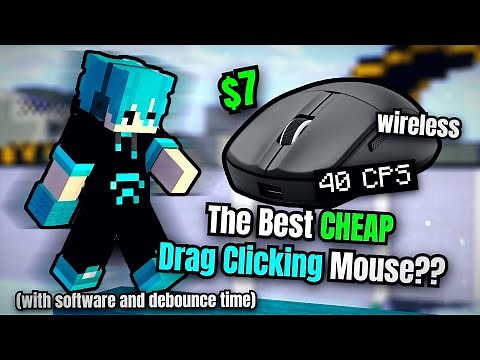 The Best CHEAP Drag Click Mouse for Minecraft! (WIRELESS)