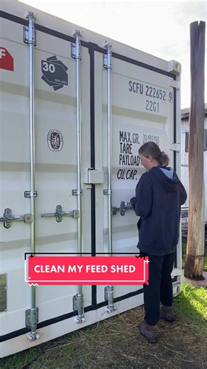 Clean My Horse Feed Shed Transformation