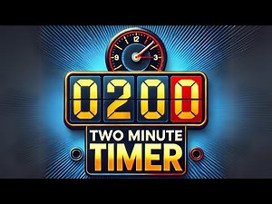 2 Minute Countdown Timer ⏱️ | Simple, Clean, and No Distractions