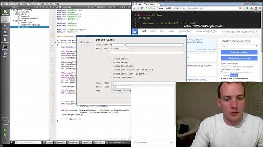 C++/Qt OpenCV Face Detection GUI