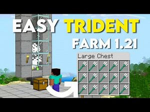 🔥 BEST TRIDENT FARM in Minecraft Bedrock Edition! (2026) 🔥