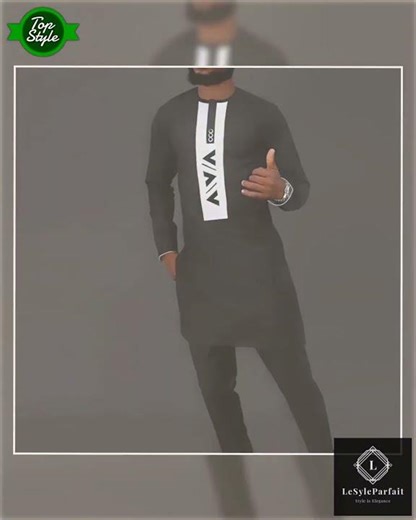 Men Stylish Colorblock Casual Pants Outfit Set