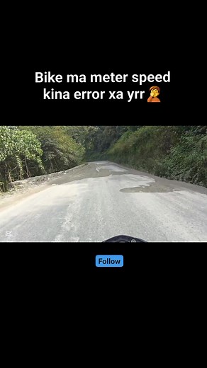 Bike ma speed meter error kina dekheko hola🤔🤦 #fypシ゚viralシ #himeshvlogs #kushmaparbat #lines | Him Esh
