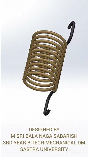 SIMPLE HELICAL SPRING - SOLIDWORKS
