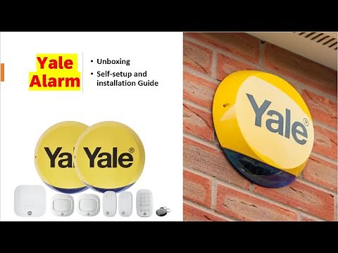 Yale alarm unboxing and self installation guide