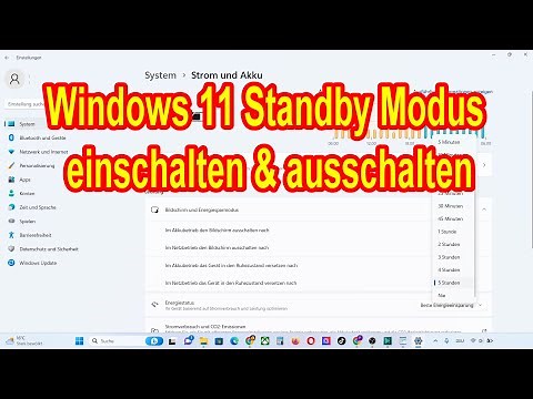 Windows 11 Standby Modus aktivieren & deaktivieren Anleitung