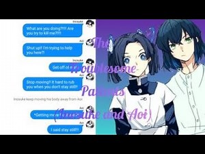 The Troublesome Patients(Inosuke and Aoi) - Demonslayer Text Story