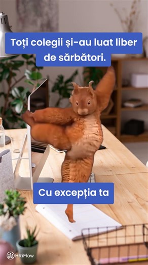 Ai rămas singurul angajat în birou de sărbători