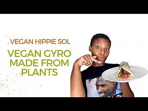 EASY Vegan Gyros with homemade tzatziki sauce