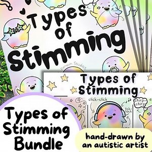 Types of Stimming Bulletin Board, Poster, Visuals, Worksheets | Autism, OT, SPED