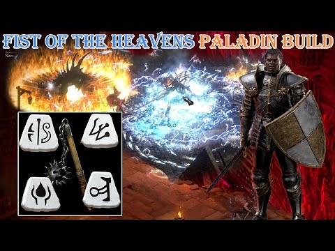 Diablo 2 Resurrected - Fist of the Heavens Paladin Build(Lightning Damage/Holy Bolt Damage)