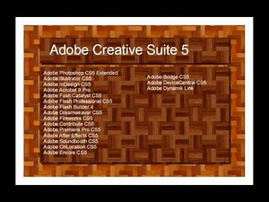 Adobe® Creative Suite® 5 Master Collection: Kurzüberblick!