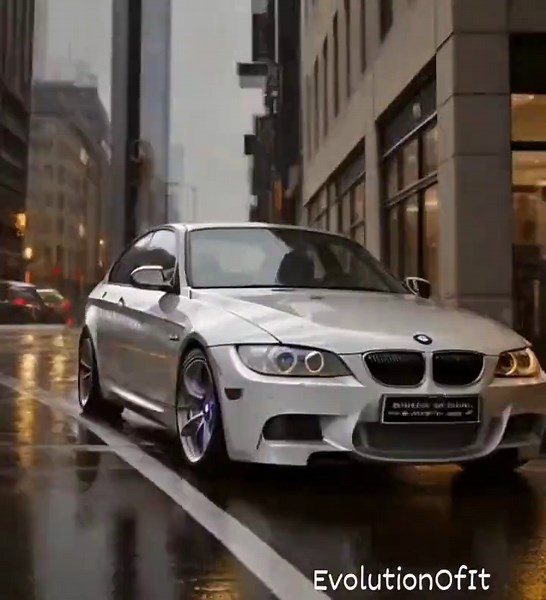 The evolution of the BMW cars.