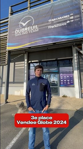 🥉 3ᵉ du dernier Vendée Globe, Sebastien Simon vous donne rendez-vous.