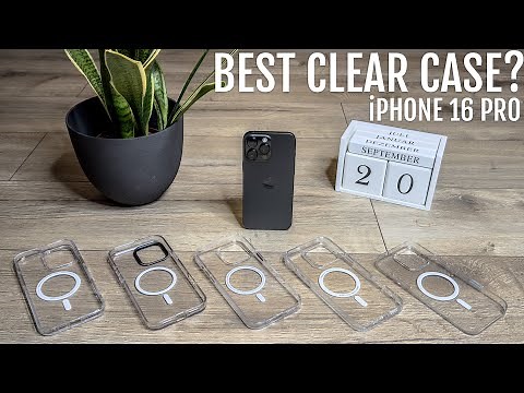 Best Clear Case for iPhone 16 Pro? | Apple, Spigen, ESR & ROXX