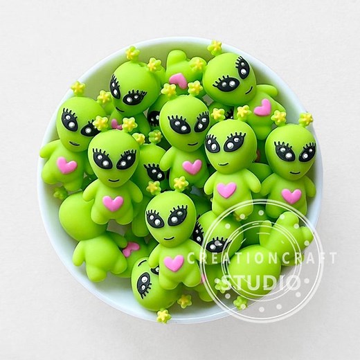 3D Alien Beads,silicone Beads for Jewelry,focal Bead,pen Beadable Focal - Etsy
