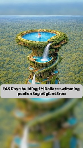Building a 1 Million Liter Swimming Pool on a Giant Tree