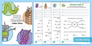 Practising Cursive Letter Joins Activity Booklet