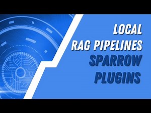 Local LLM RAG Pipelines with Sparrow Plugins [Python Interface]