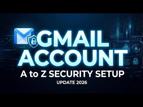 Gmail Account Security Setup | Complete Tutorial 2026 #gmailsecurity #tahmedtech