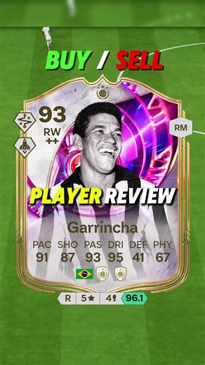 🇧🇷 93 GARRINCHA Review in FC26 - SMALL UPGRADE 🤨 | Time Warp Promo #fc26 #eafc26 #timewarp #garrincha #review