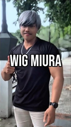 Wig cowok miura model jepang style bahan sintetis premium,bisa dicuci dan dicatok #wig