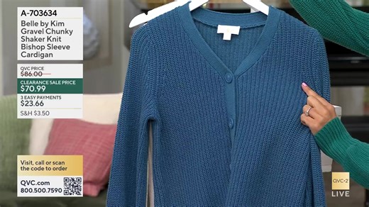 You are watching Belle by Kim Gravel Clearance - Fashion on QVC2®. Shop the show, here: https://qvc.co/shopqvc2november2025 | QVC Live