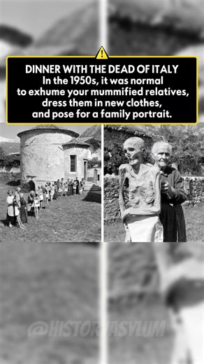 DINNER WITH THE DEAD 💀 #HistoryAsylum #Shorts #CreepyHistory #Italy